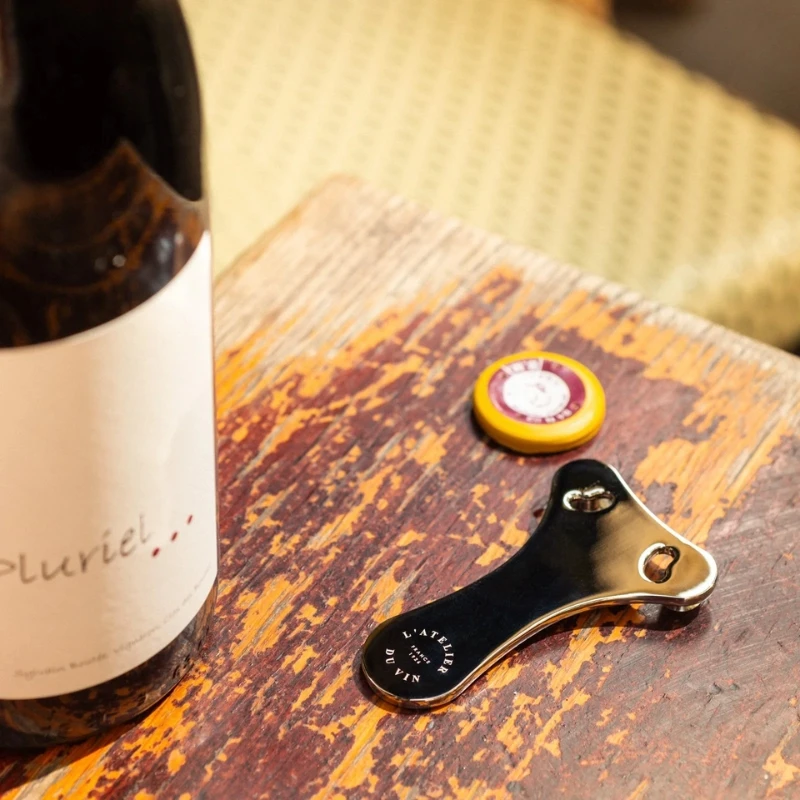 L'Atelier du Vin Coupe-capsule métal chromé - Foliekutter 95284 by L'Atelier du Vin color Svart