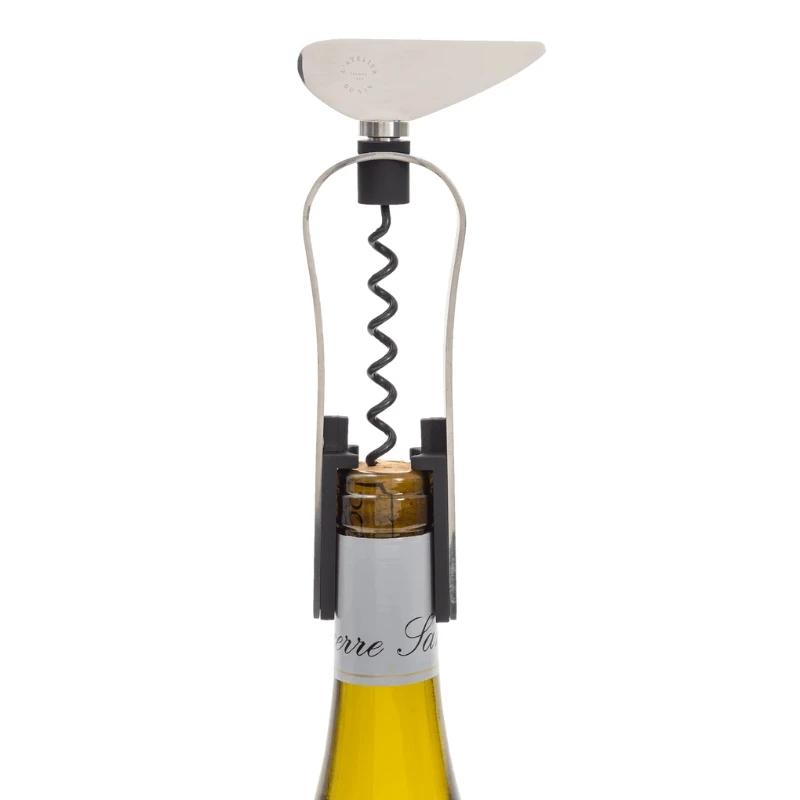 L'Atelier du Vin Chic Monsieur Korketrekker 95244 by L'Atelier du Vin color Svart