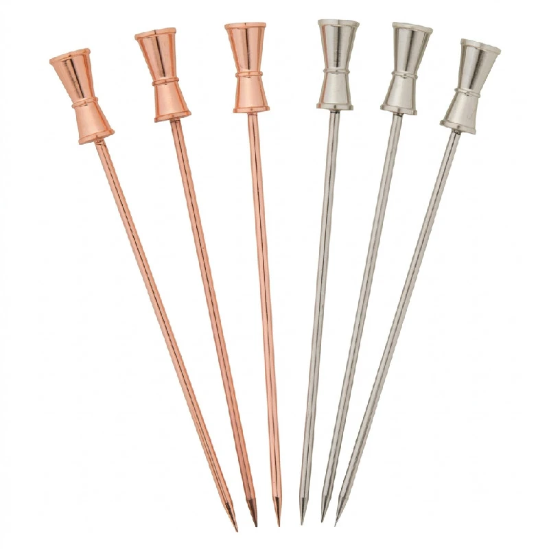 Barprofessional Cocktailpicks Stål Jigger - 6 stk CPJI0612 by Barprofessional color Svart