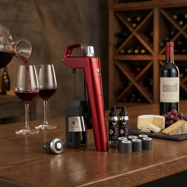Coravin® Timeless Six+ vinbevaringssystem – Rød 112336 by Coravin color Röd