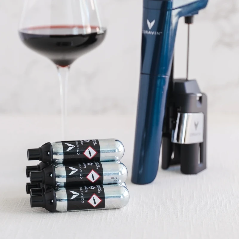 Coravin® Pure™ Argon-kapsler – 6 stk. 410006 by Coravin color Svart