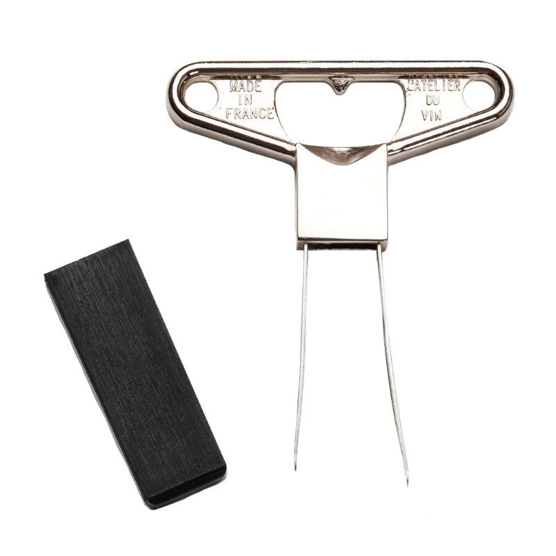 Bilame dobbeltbladet korketrekker – krom 95235 by L'Atelier du Vin color Svart