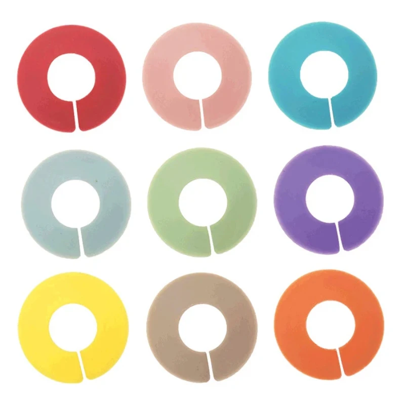 Chic Glass Rainbow - glassmarkører til vin - 9 stk 95485 by L'Atelier du Vin color Svart