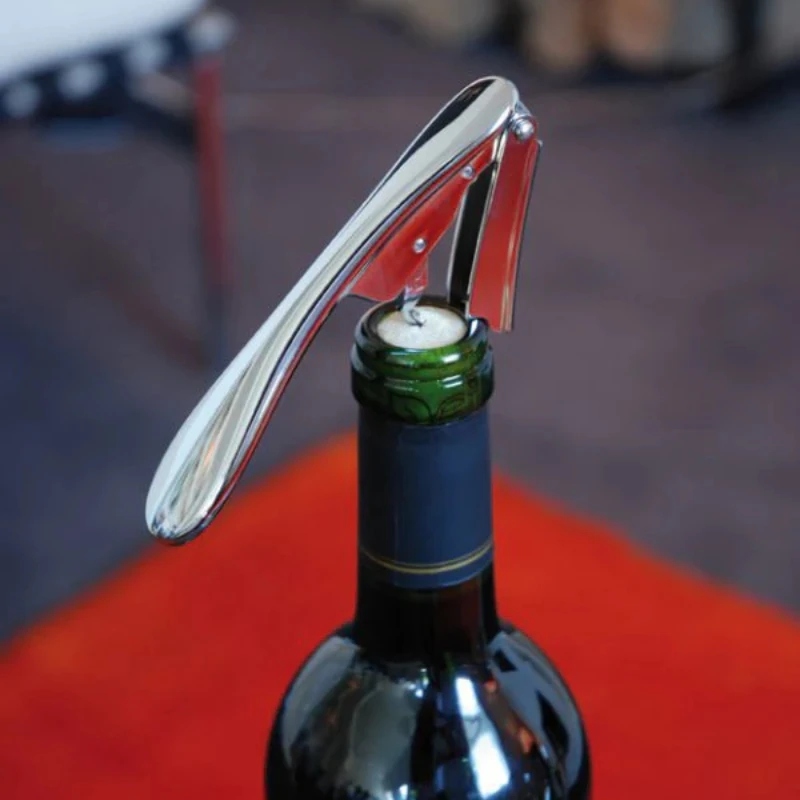 Garçon metal chromé korketrekker 95376 by L'Atelier du Vin color Svart