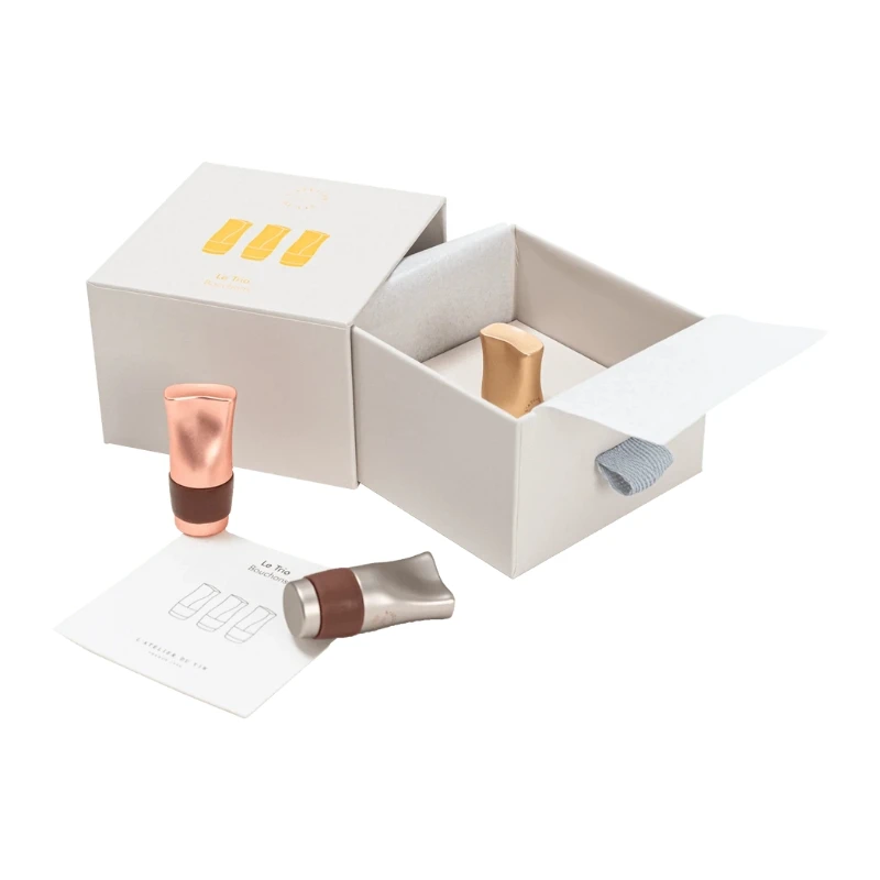 Le Trio Bouchons - flaskestoppere - 3 stk 95741 by L'Atelier du Vin color Svart
