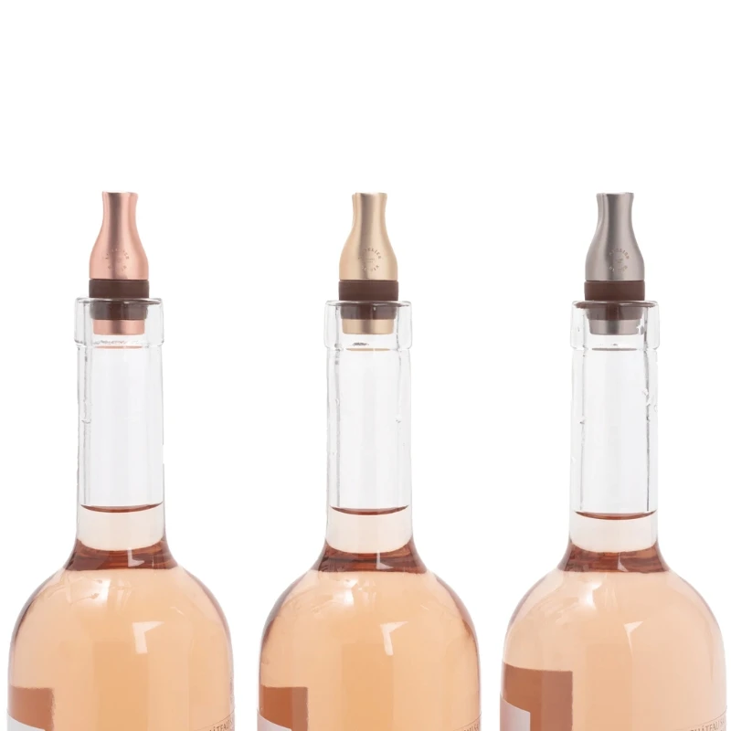 Le Trio Bouchons - flaskestoppere - 3 stk 95741 by L'Atelier du Vin color Svart