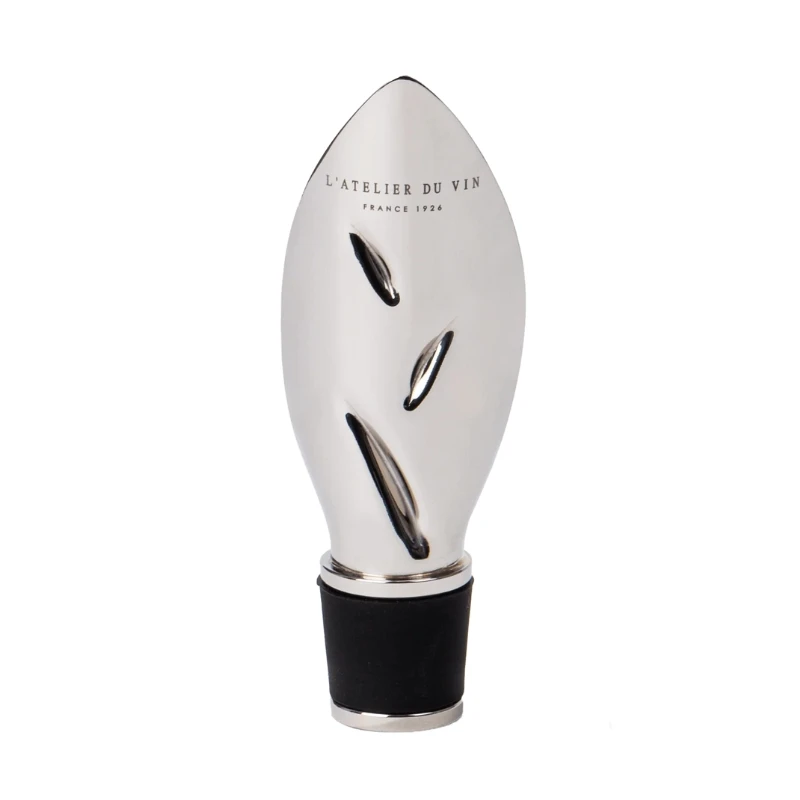 Verseur-feuille Leaf pourer - vinskjenner 95636 by L'Atelier du Vin color Svart