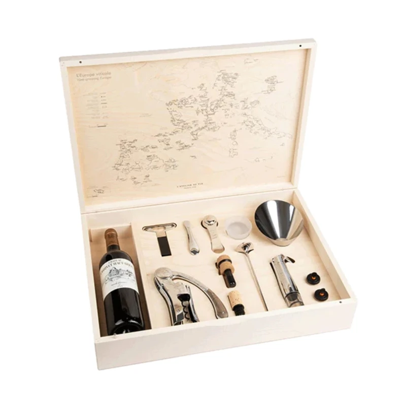 Oeno Box Connoisseur 1 - vinsett 95507 by L'Atelier du Vin color Svart