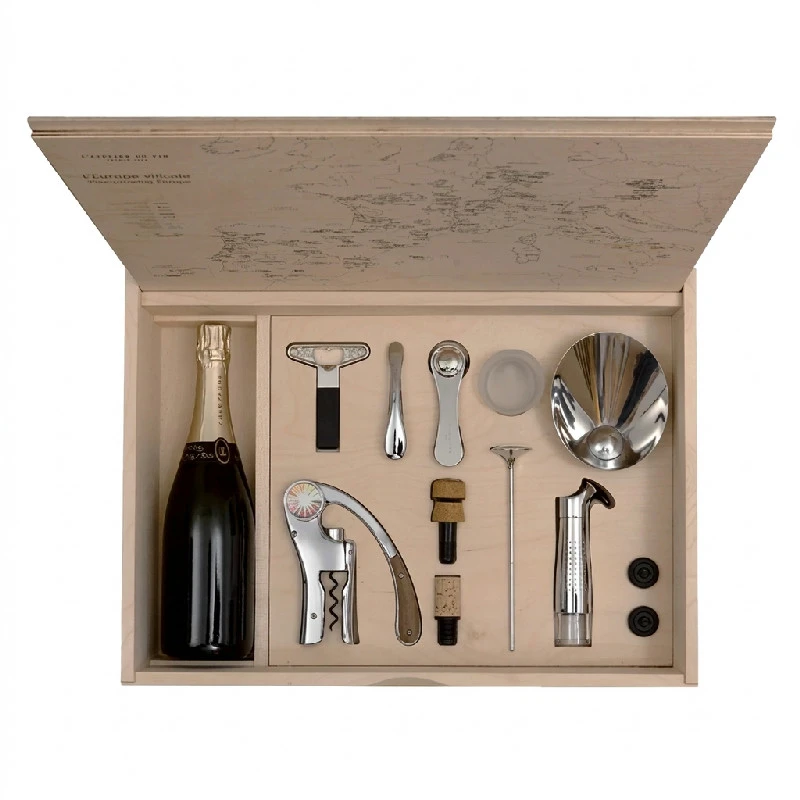 Oeno Box Connoisseur 1 - vinsett 95507 by L'Atelier du Vin color Svart