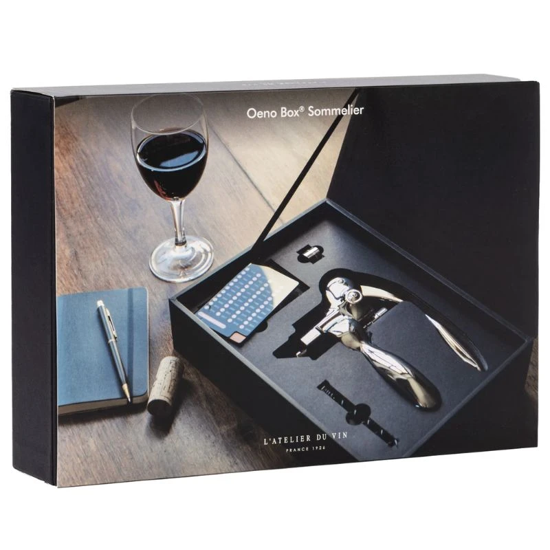 Oeno Box Sommelier - vinsett 95261 by L'Atelier du Vin color Svart