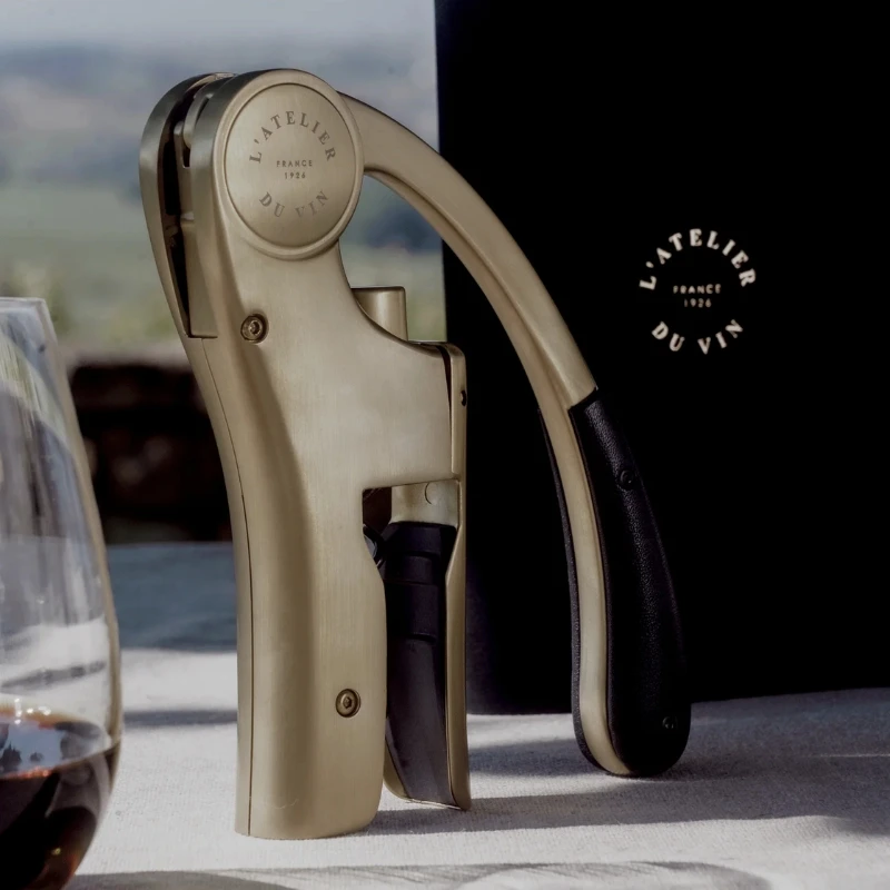 Oeno Motion Gold Nomad korketrekker 95729 by L'Atelier du Vin color Svart