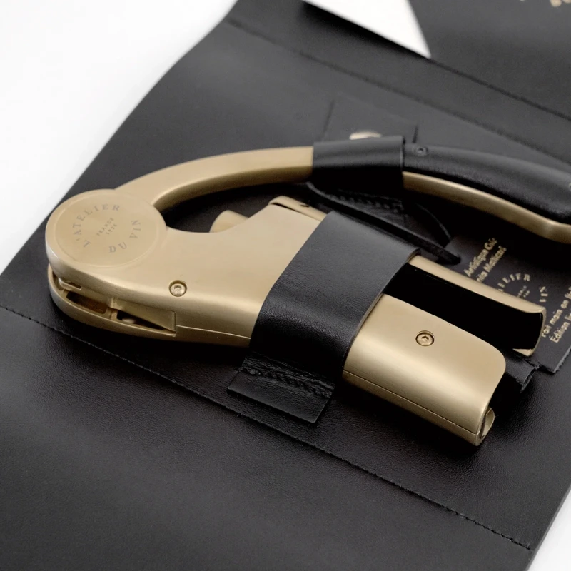 Oeno Motion Gold Nomad korketrekker 95729 by L'Atelier du Vin color Svart