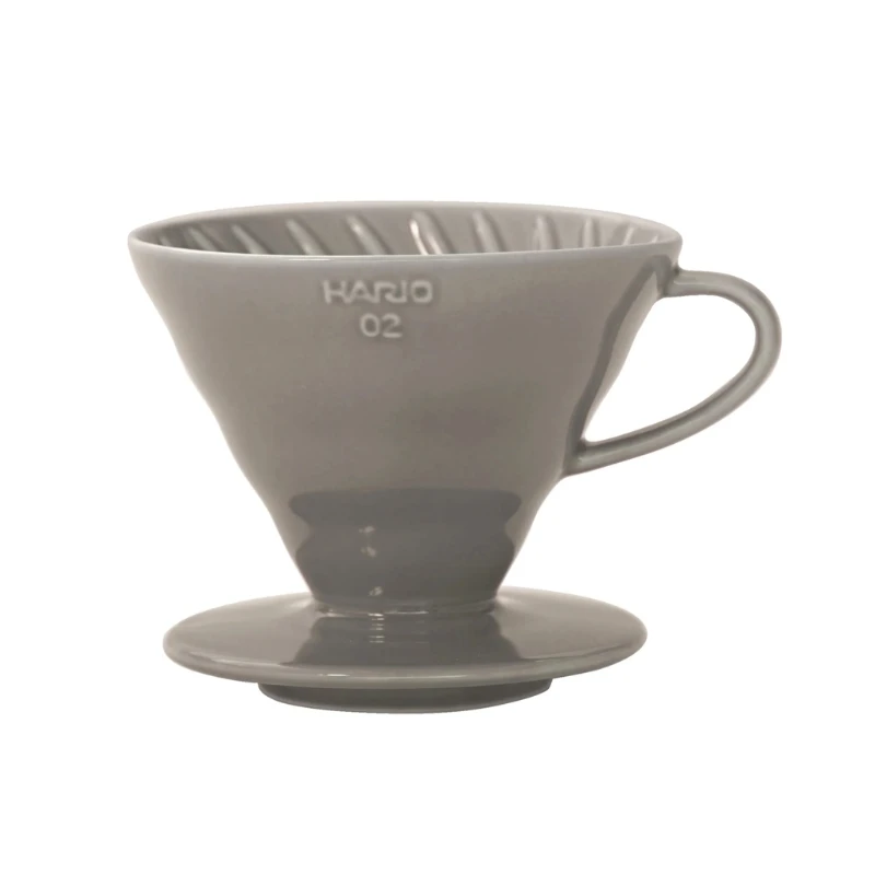 V60 Keramisk Colour 02 Dripper - Grå VDC-02-GR by Hario color Svart