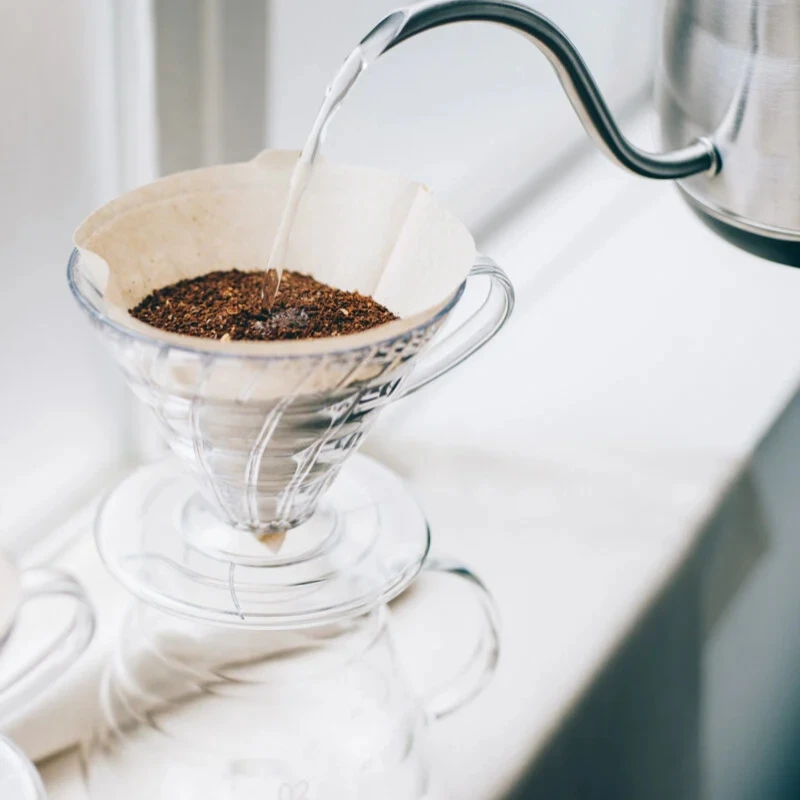 V60 Plast 01 Dripper - Klar VD-01T by Hario color Svart