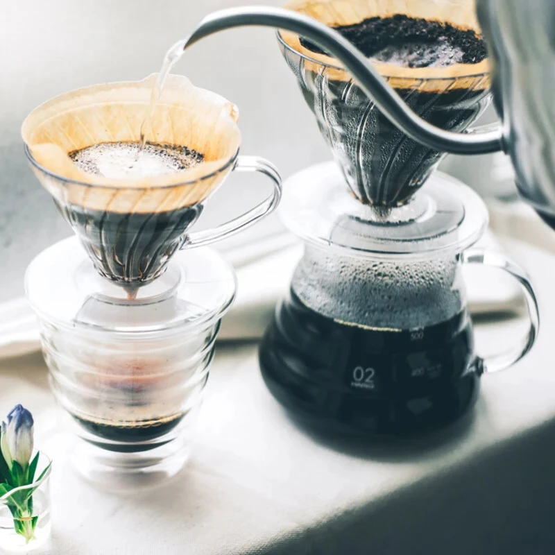 V60 Plast 01 Dripper - Klar VD-01T by Hario color Svart