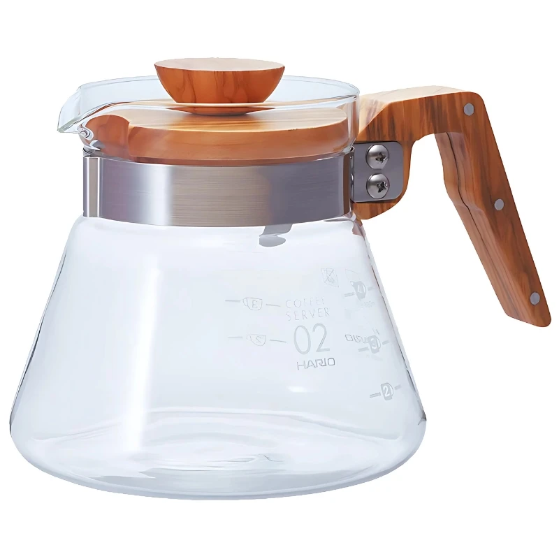 Kaffeserver Oliventre - 02 VCWN-60-OV by Hario color Svart