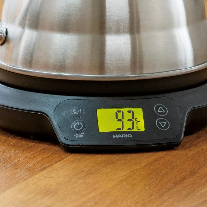 V60 Buono Vannkoker med temperaturstyring 0,8 l EVT-8-HSV-E by Hario color Svart