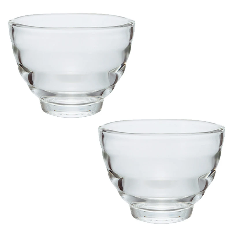 Varmebestandige Yunomi-kopper 17 cl – 2 stk. HU-2 by Hario color Svart