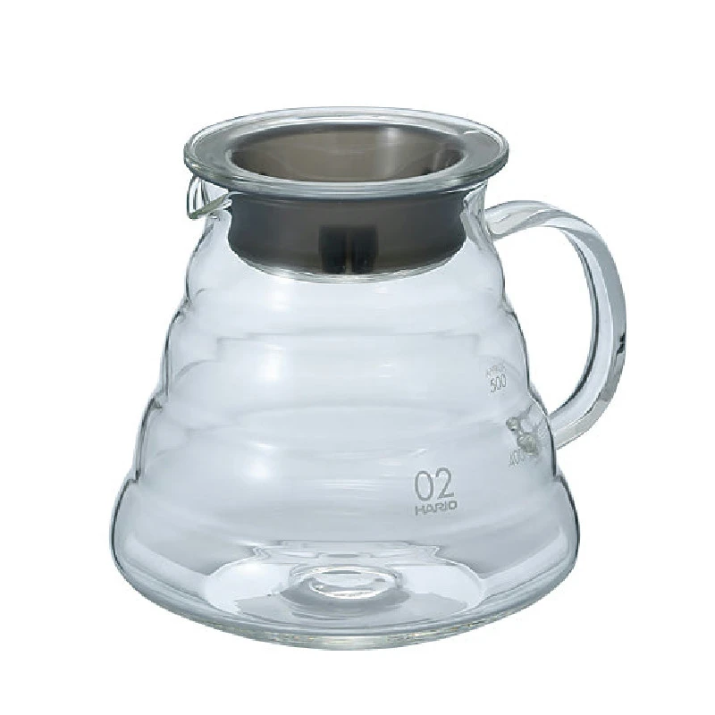 V60 Serveringskanne i glass - 02 - 60 cl XGSR-60-TB by Hario color Svart
