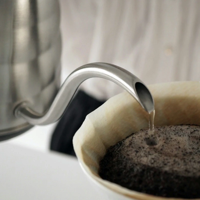 V60 BUONO Vannkoker - 800 ml - Rustfritt stål EVKB-80E-HSV by Hario color Svart