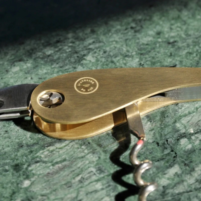 Soft Machine Brass korketrekker 95647 by L'Atelier du Vin color Svart