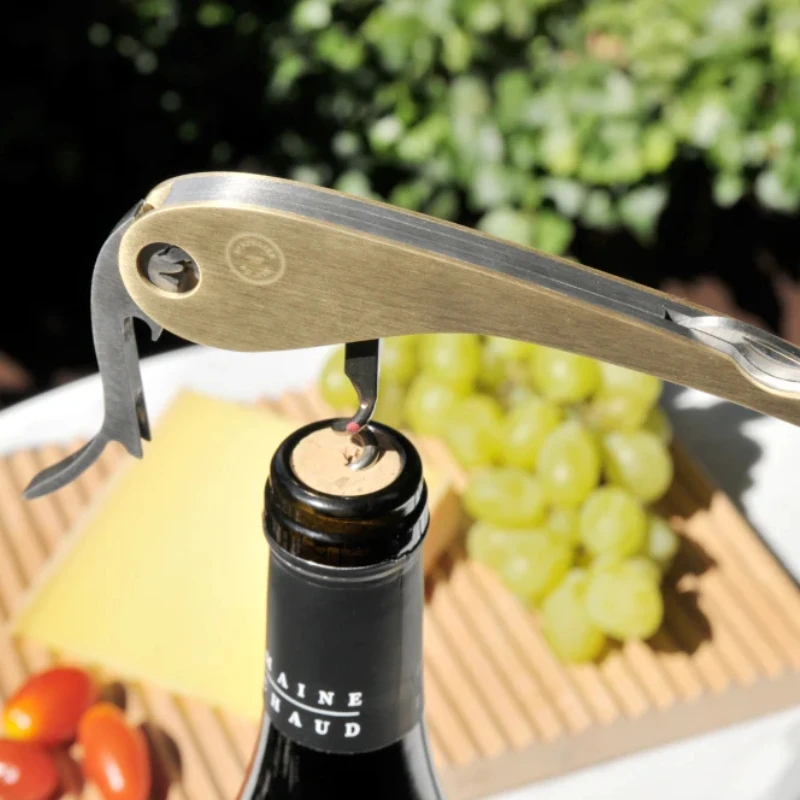 Soft Machine Brass korketrekker 95647 by L'Atelier du Vin color Svart