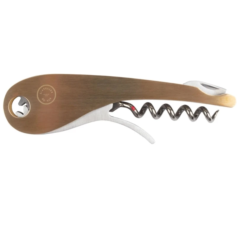 Soft Machine Brass korketrekker 95647 by L'Atelier du Vin color Svart