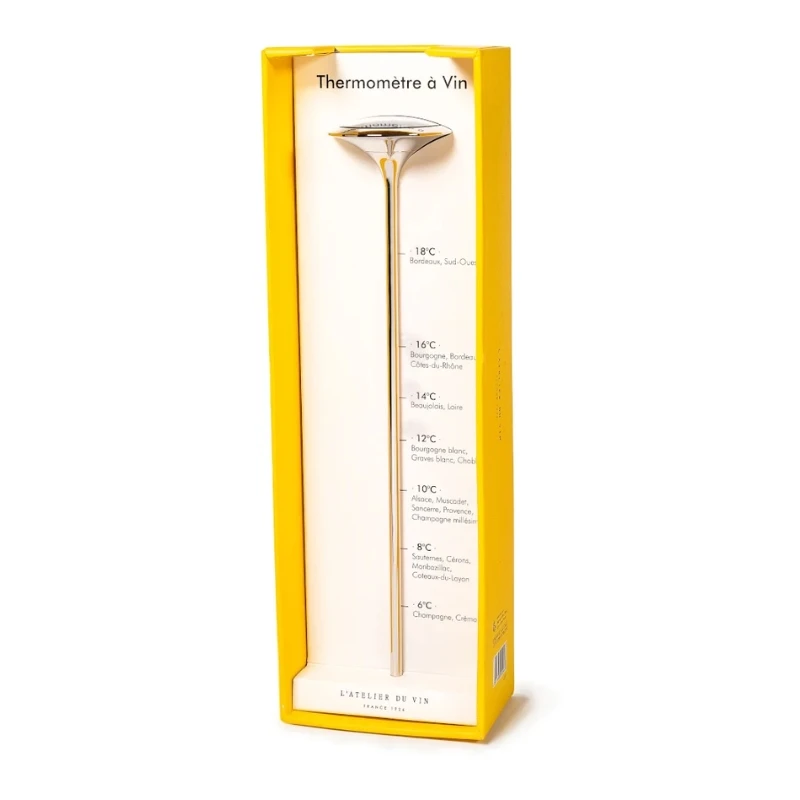 Vintermometer til vin 95248 by L'Atelier du Vin color Svart