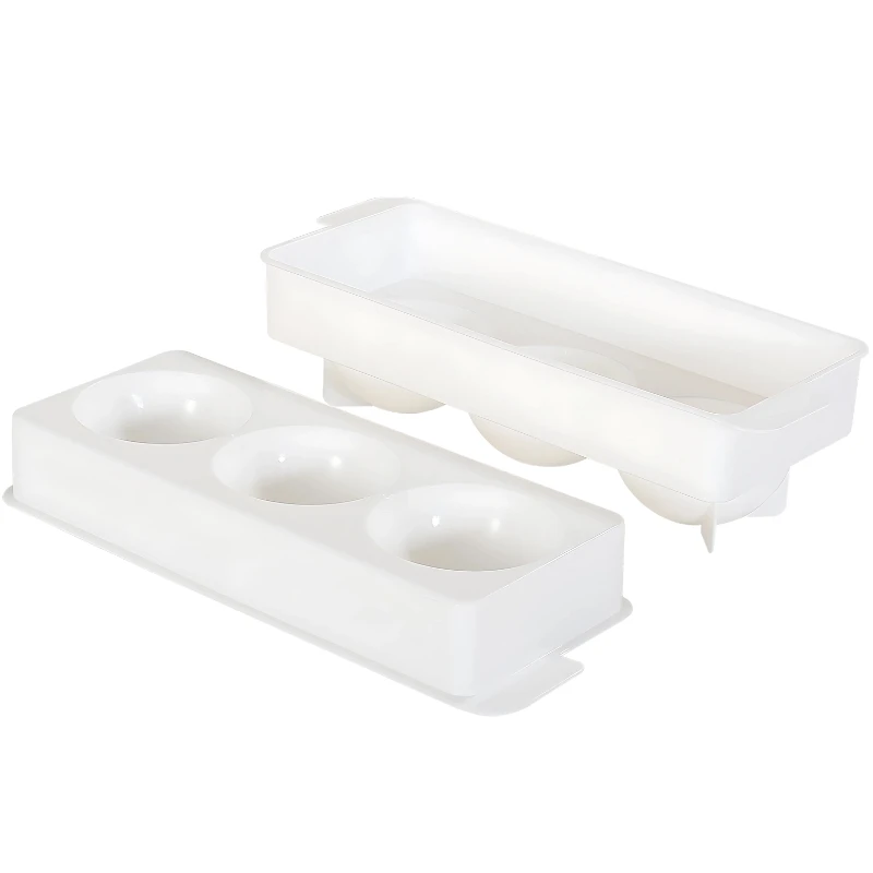 Isbitform til 3 runde isbiter 5 cm YSB0050 by Barprofessional color Svart