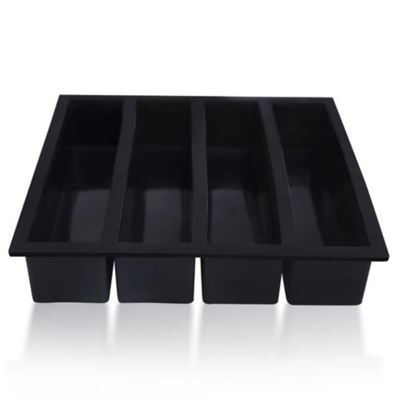 Isbitbrett til Collins 13x3 cm - 4 stk YSC1303 by Barprofessional color Svart