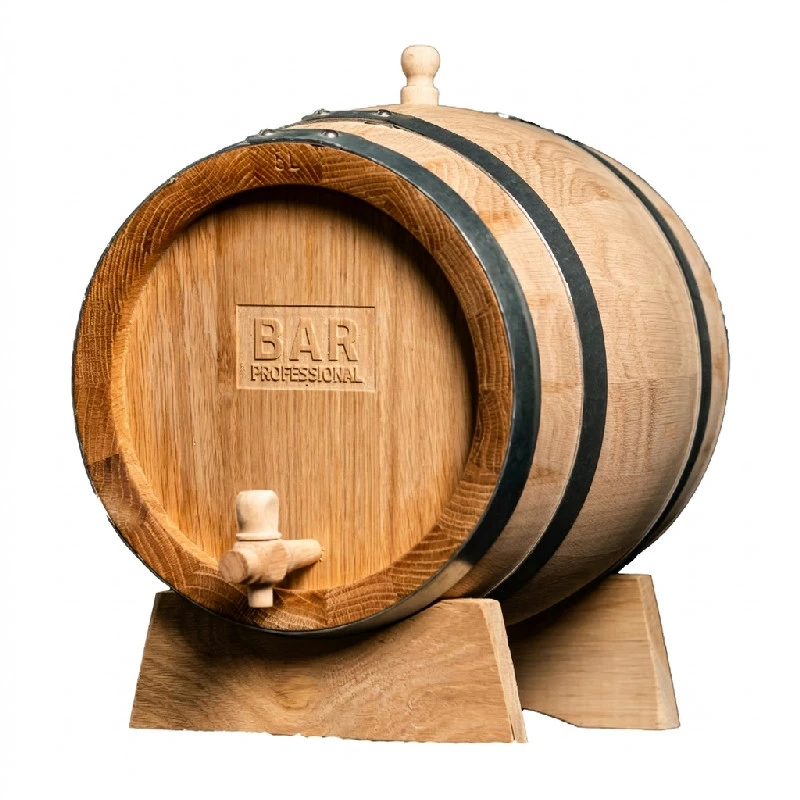 Eikefat 10 liter BAR1000 by Barprofessional color Svart