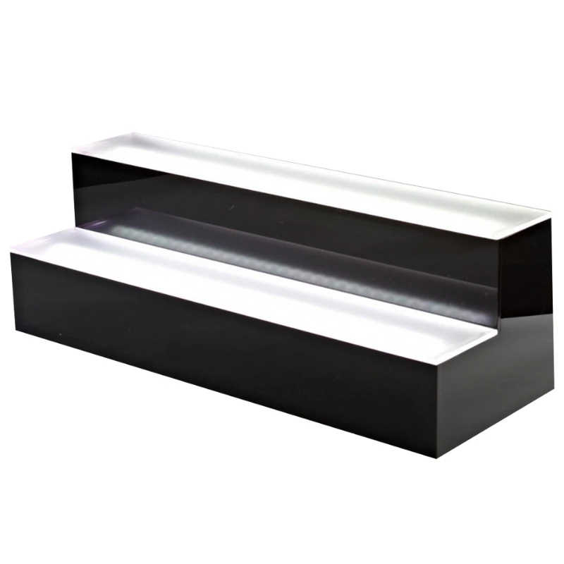 LED flaskeholder 2 nivåer 60x22x22 cm LBD0002 by Barprofessional color Svart