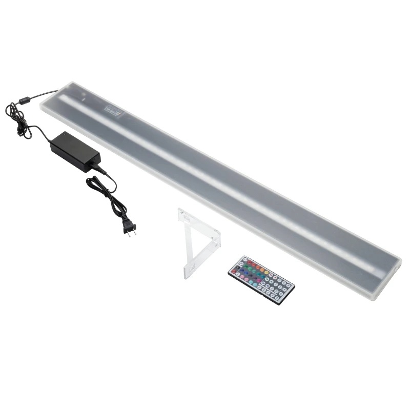 LED-flaskehylle 120x12x3 cm LBS0122 by Barprofessional color Svart