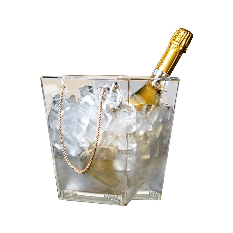 Sobag vinkjøler i transparent plast WSOBA01 by Barprofessional color Svart