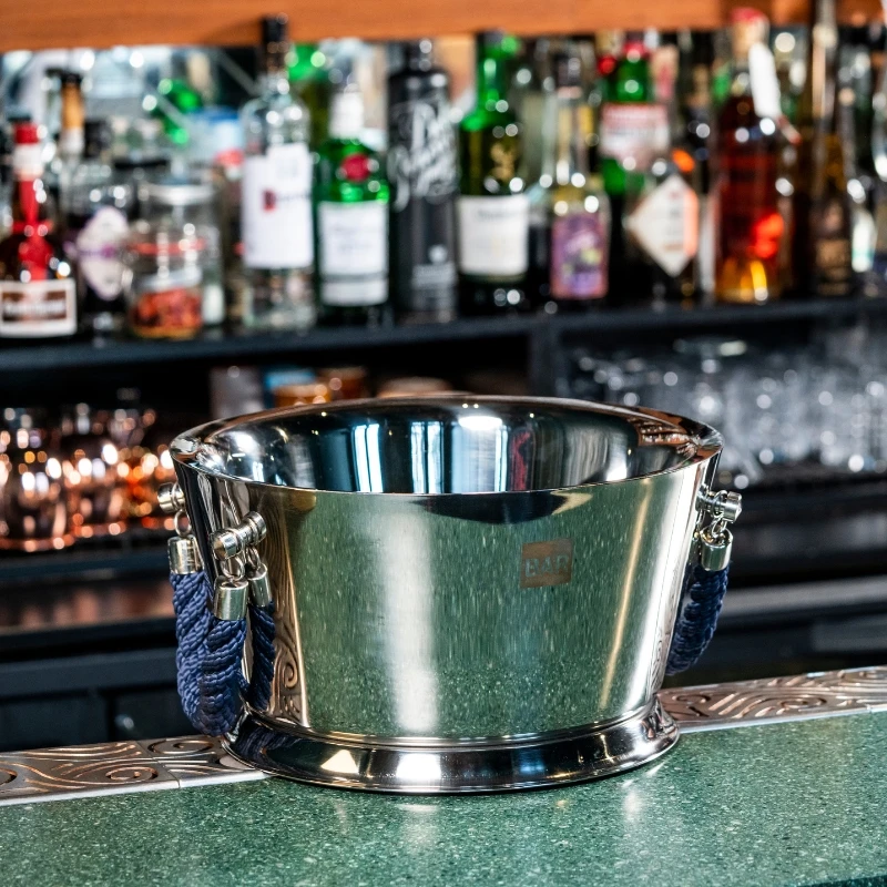 Wine Bowl Avelengo - dobbeltvegget WAV0037 by Barprofessional color Svart