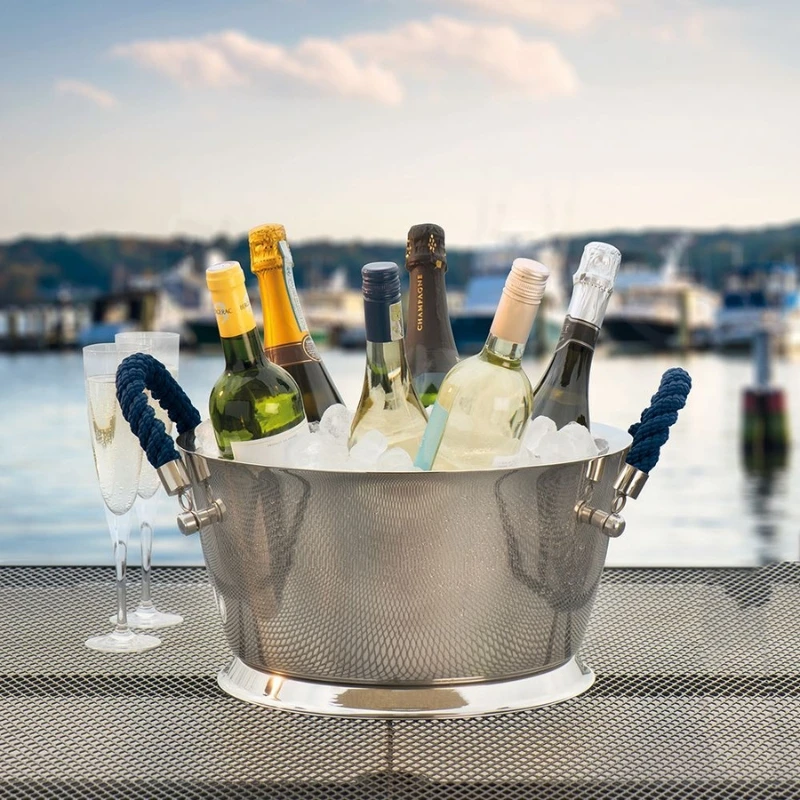 Wine Bowl Avelengo - dobbeltvegget WAV0037 by Barprofessional color Svart