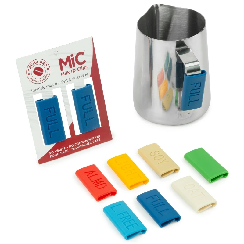Merkeklips til melk - havre MICOAT2 by Barprofessional color Svart