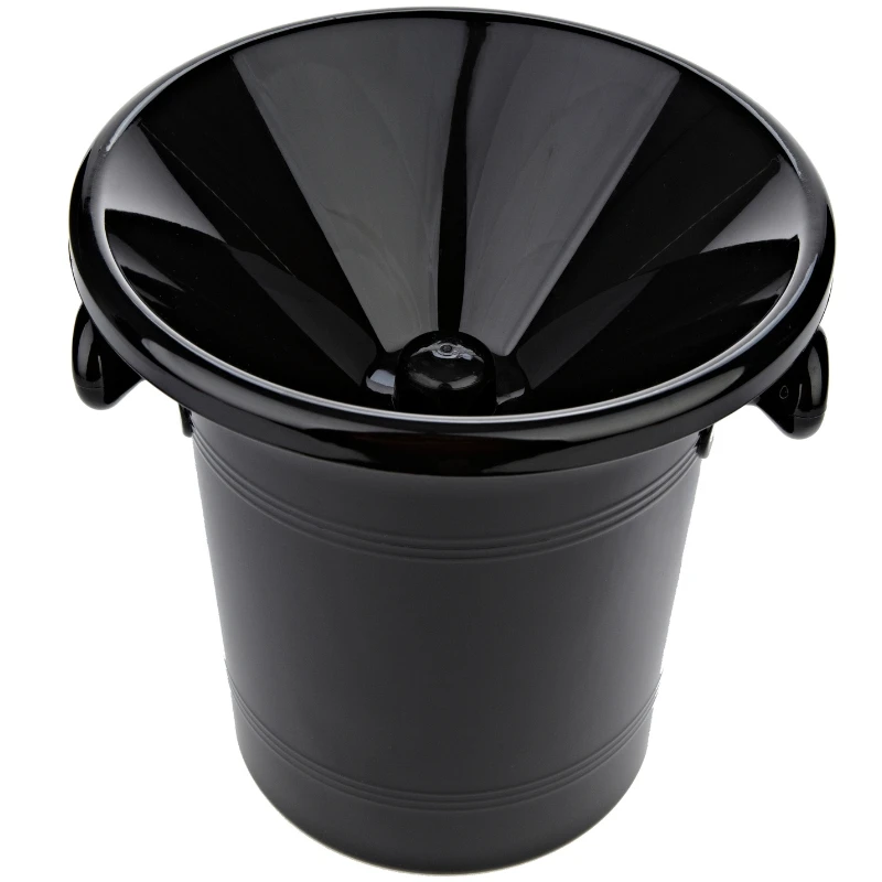 Spyttebøtte i plast 3,7 liter WSP0002 by Barprofessional color Svart
