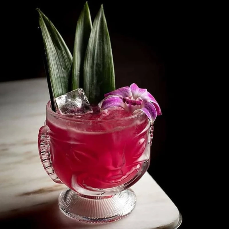Tiki krus TwoFace 400 ml TIFA400 by Barprofessional color Svart