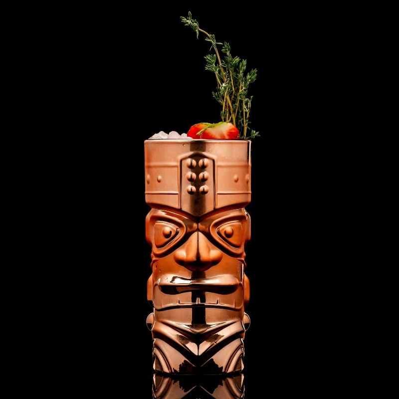 Tiki highball-glass kobber 450 ml TIGC450 by Barprofessional color Svart