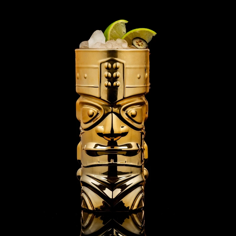 Tiki highballglass gull 450 ml TIGG450 by Barprofessional color Svart