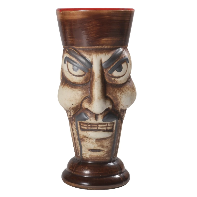Tiki-krus Fu Manchu 435 ml TIKI435 by Barprofessional color Svart