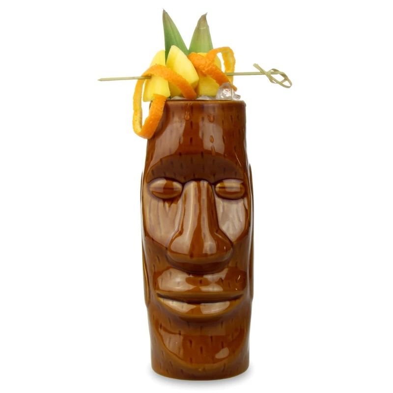 Tiki-krus Easter Islander 450 ml TIKI450 by Barprofessional color Svart