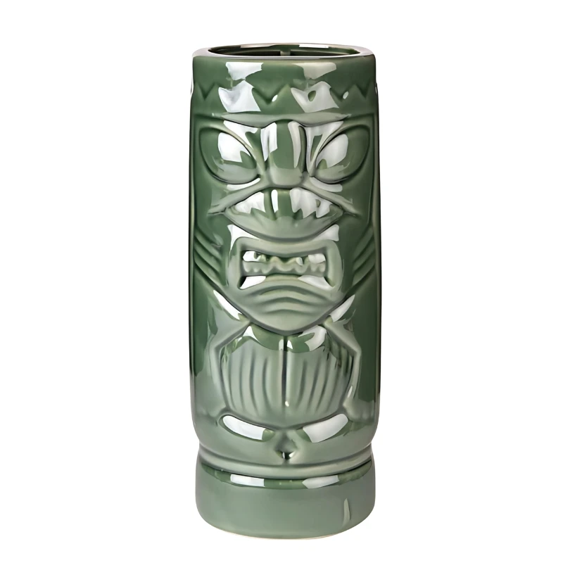 Tiki krus Mean Green 500 ml TIKI500 by Barprofessional color Svart