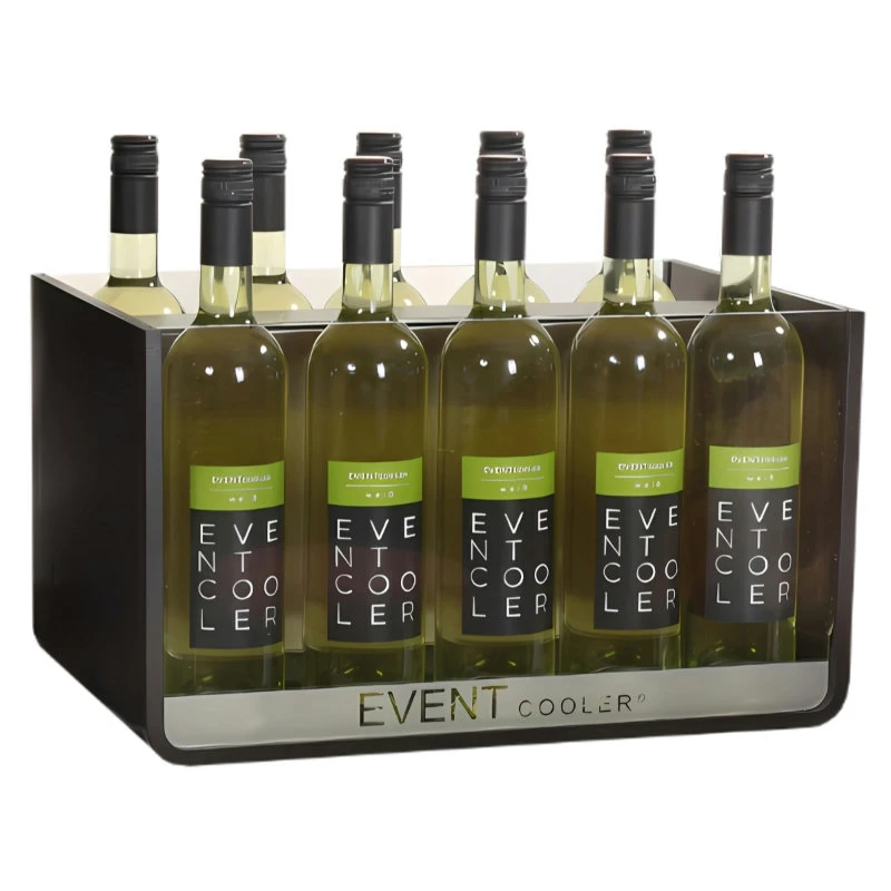 Eventkjøler Vario 10 til 10 flasker ECVAR10 by Barprofessional color Svart