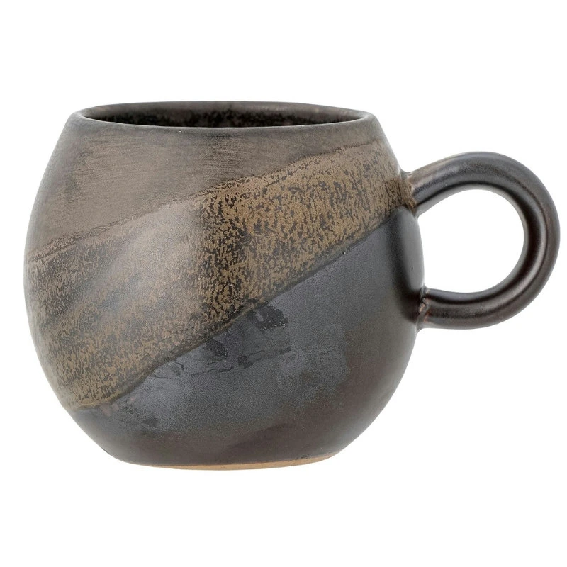 Paula Kopp - Stentøy - 25 cl Brun 82060474 by Bloomingville color Svart