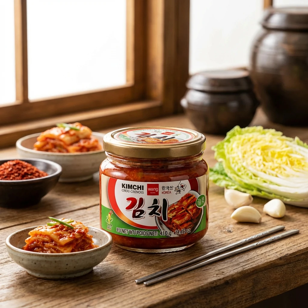 Kimchi Kinakål Wang 410 G 370306 by Wang color Svart