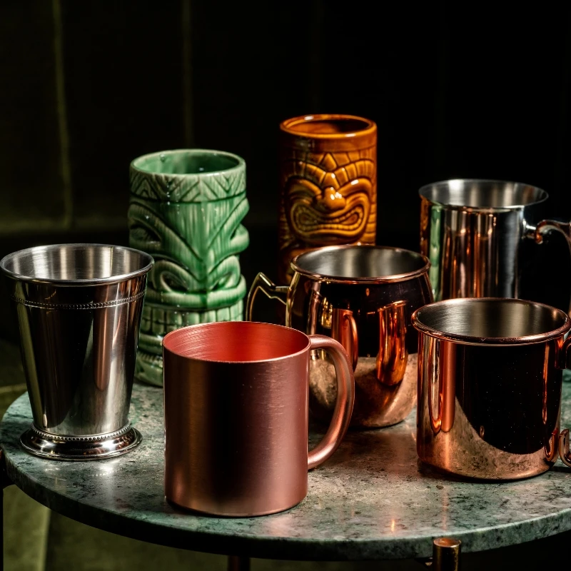 Tiki-krus Maori 330 ml TIKI330 by Barprofessional color Svart