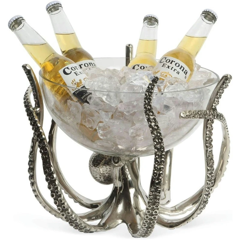 Blekksprut Vin- & Champagnekjøler OCT-STNDBWL by Culinary Concepts color Svart