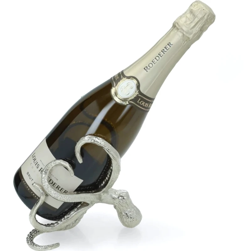 Blekksprut liten vin- og champagneflaskeholder OCT-BH-9236 by Culinary Concepts color Svart